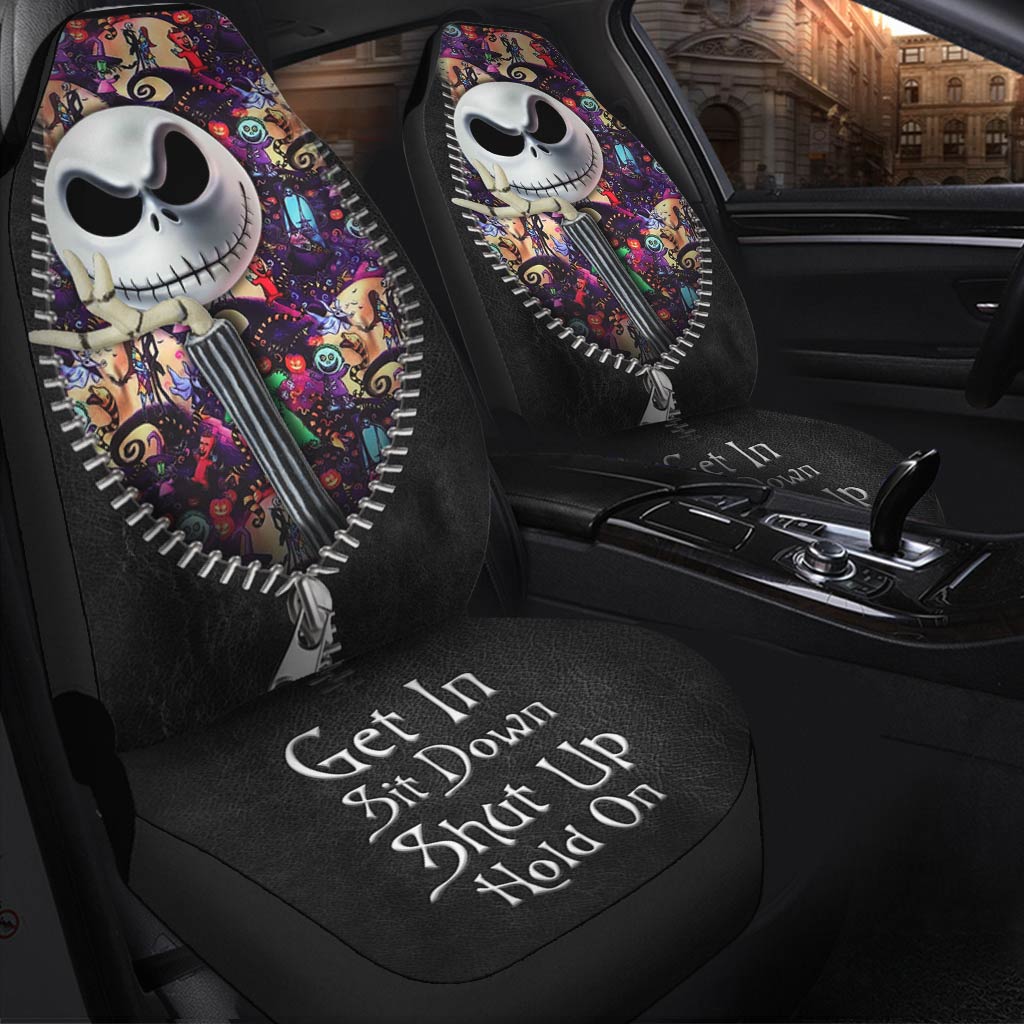 Get In Sit Down Shut Up Hold On Nightmare - Seat Covers