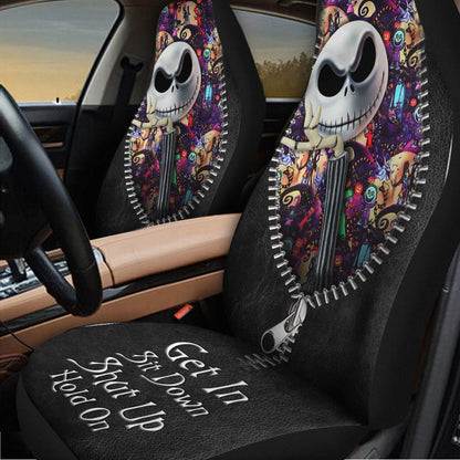 Get In Sit Down Shut Up Hold On Nightmare - Seat Covers