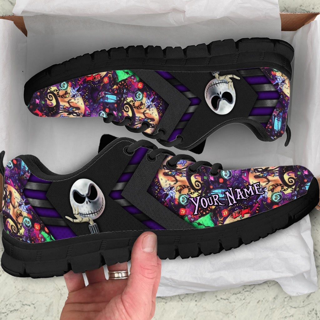 Hello Darkness My Old Friend Nightmare - Personalized Sneakers