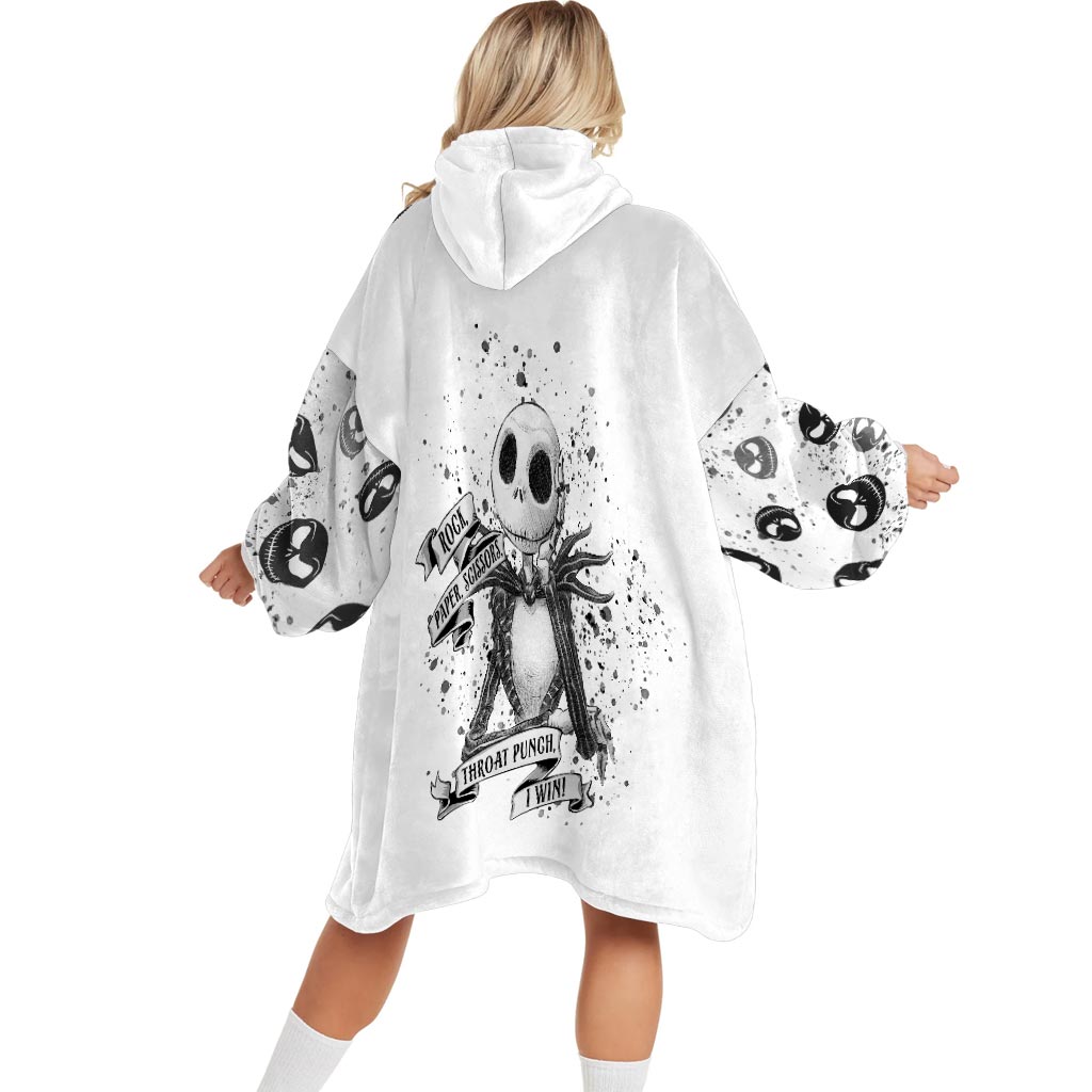 Rock Paper Scissors - Personalized Nightmare Blanket Hoodie