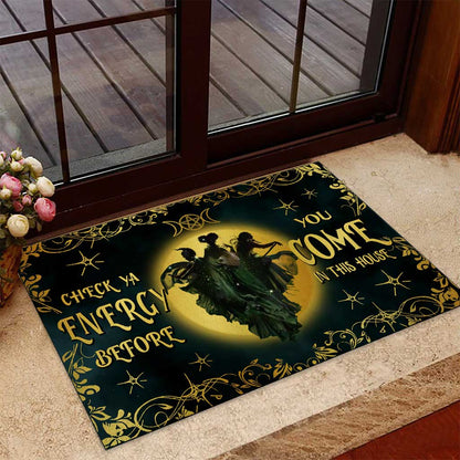 Check Ya Energy - Halloween Doormat