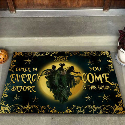 Check Ya Energy - Halloween Doormat