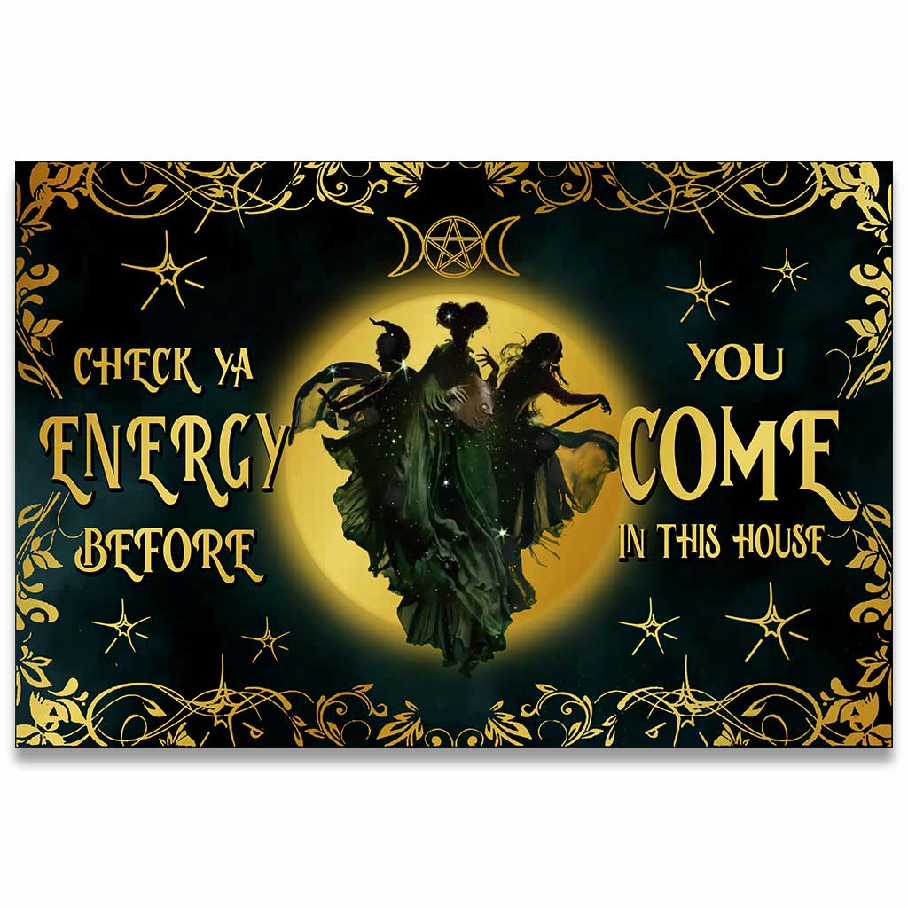 Check Ya Energy - Halloween Doormat