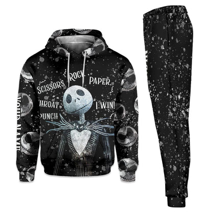 Rock Paper Scissors - Personalized Nightmare Hoodie and Sweatpants