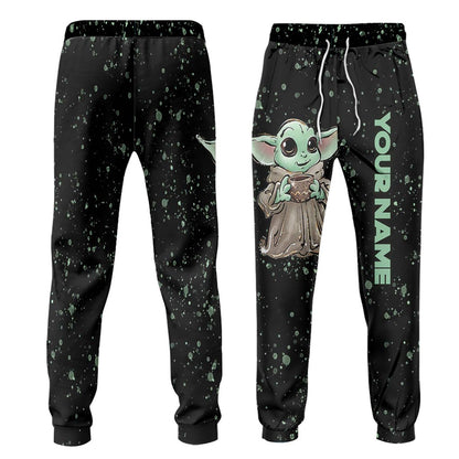 The Child - Personalized The Force Hoodie and Sweatpants