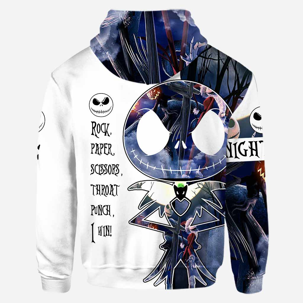 Rock Paper Scissors I Win - Personalized Nightmare Hoodie and Leggings