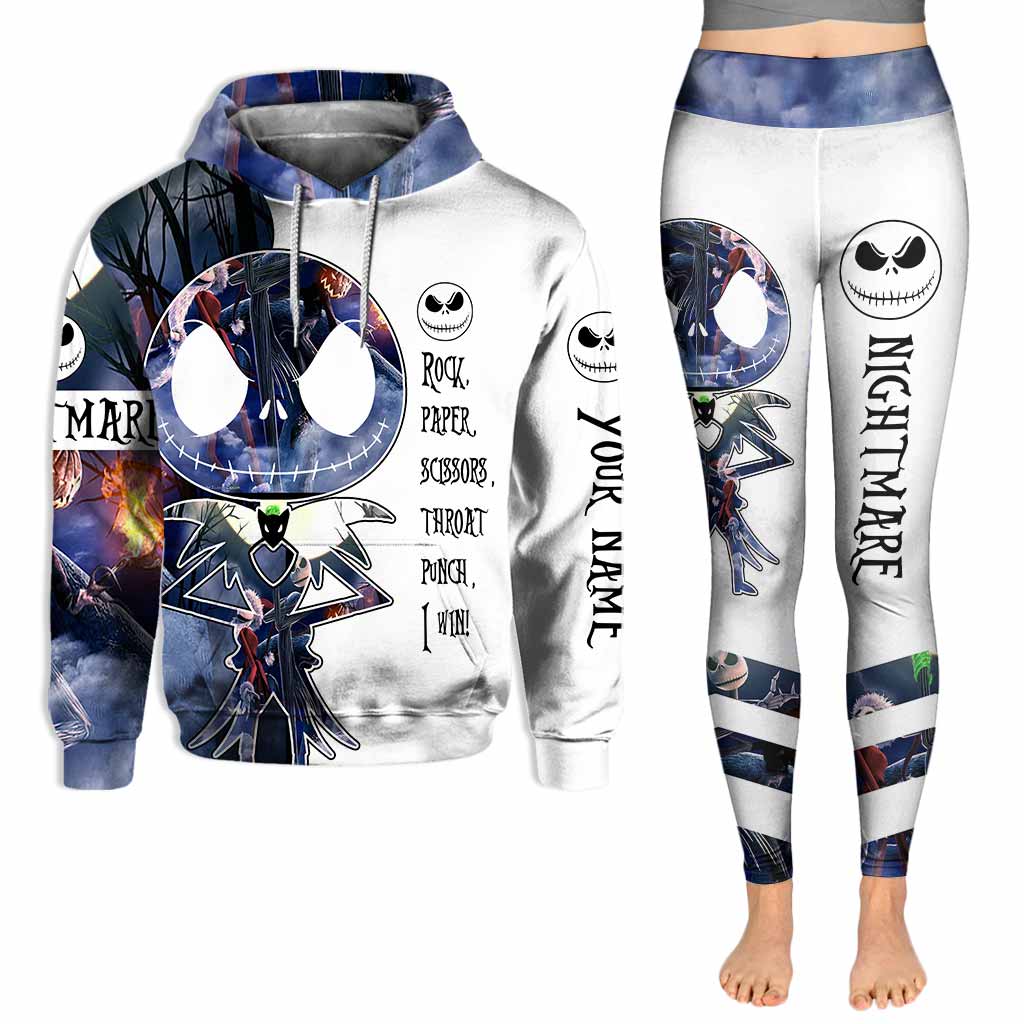 Rock Paper Scissors I Win - Personalized Nightmare Hoodie and Leggings