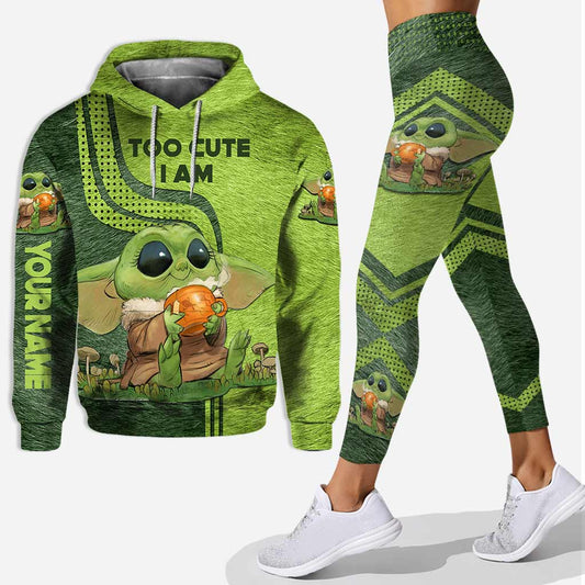 Too Cute I Am - Personalized Hoodie and Leggings