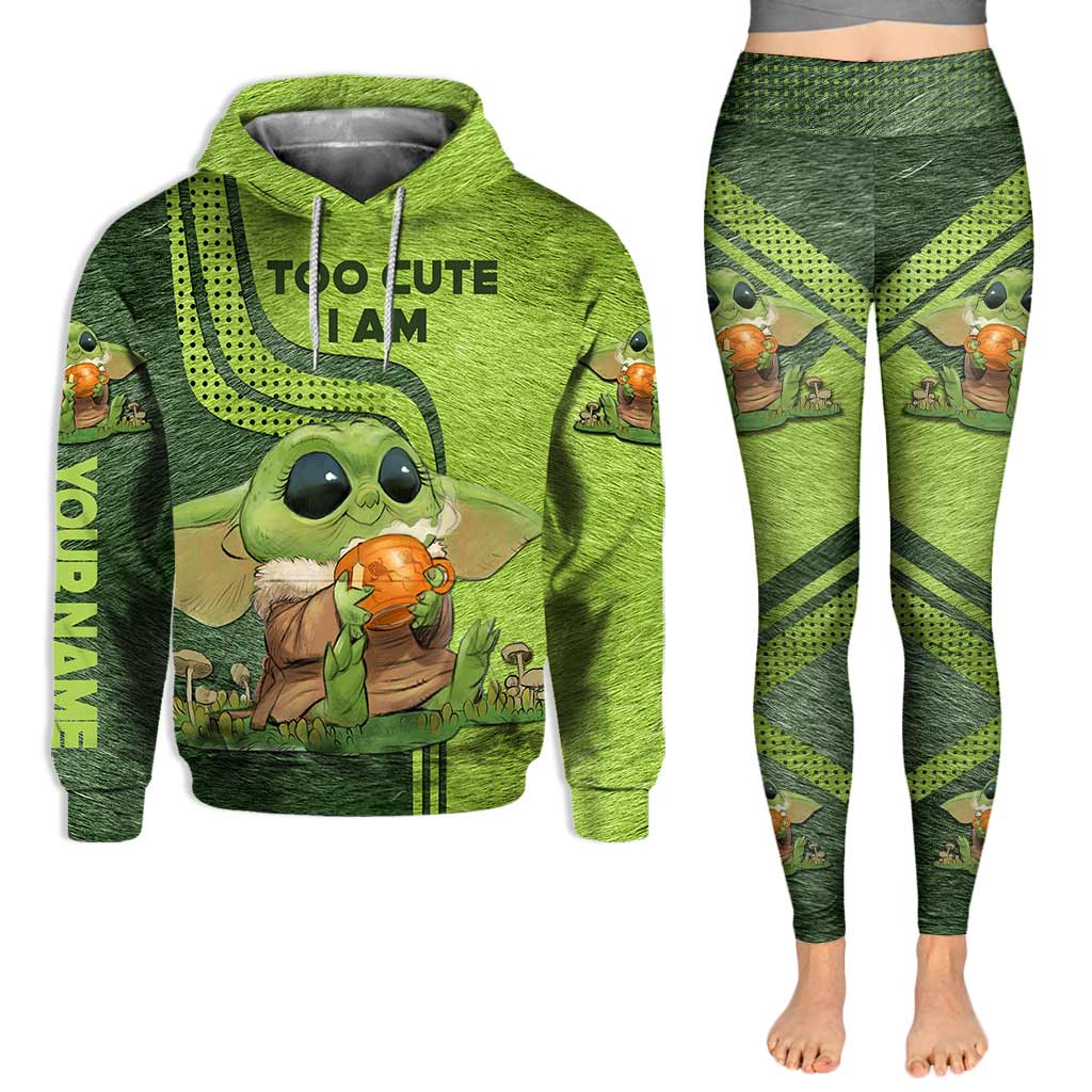 Too Cute I Am - Personalized Hoodie and Leggings