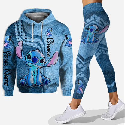 Ohana Means Family - Personalized Hoodie And Leggings