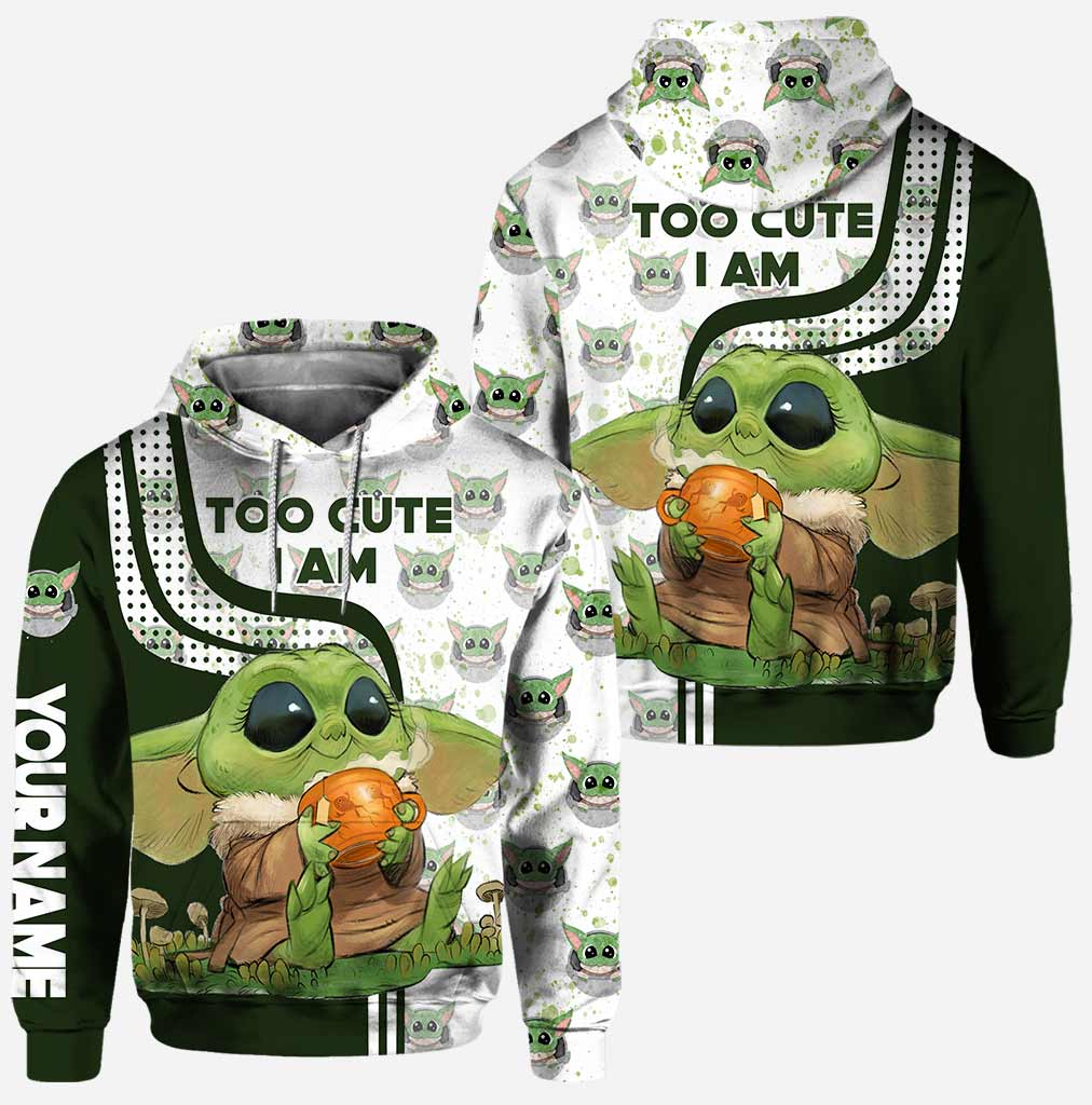 Too Cute I Am - Personalized Hoodie and Leggings