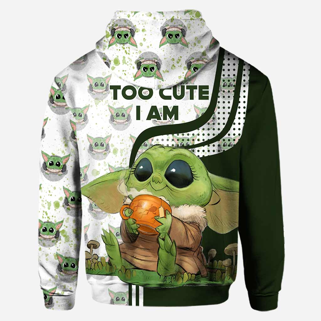 Too Cute I Am - Personalized Hoodie and Leggings