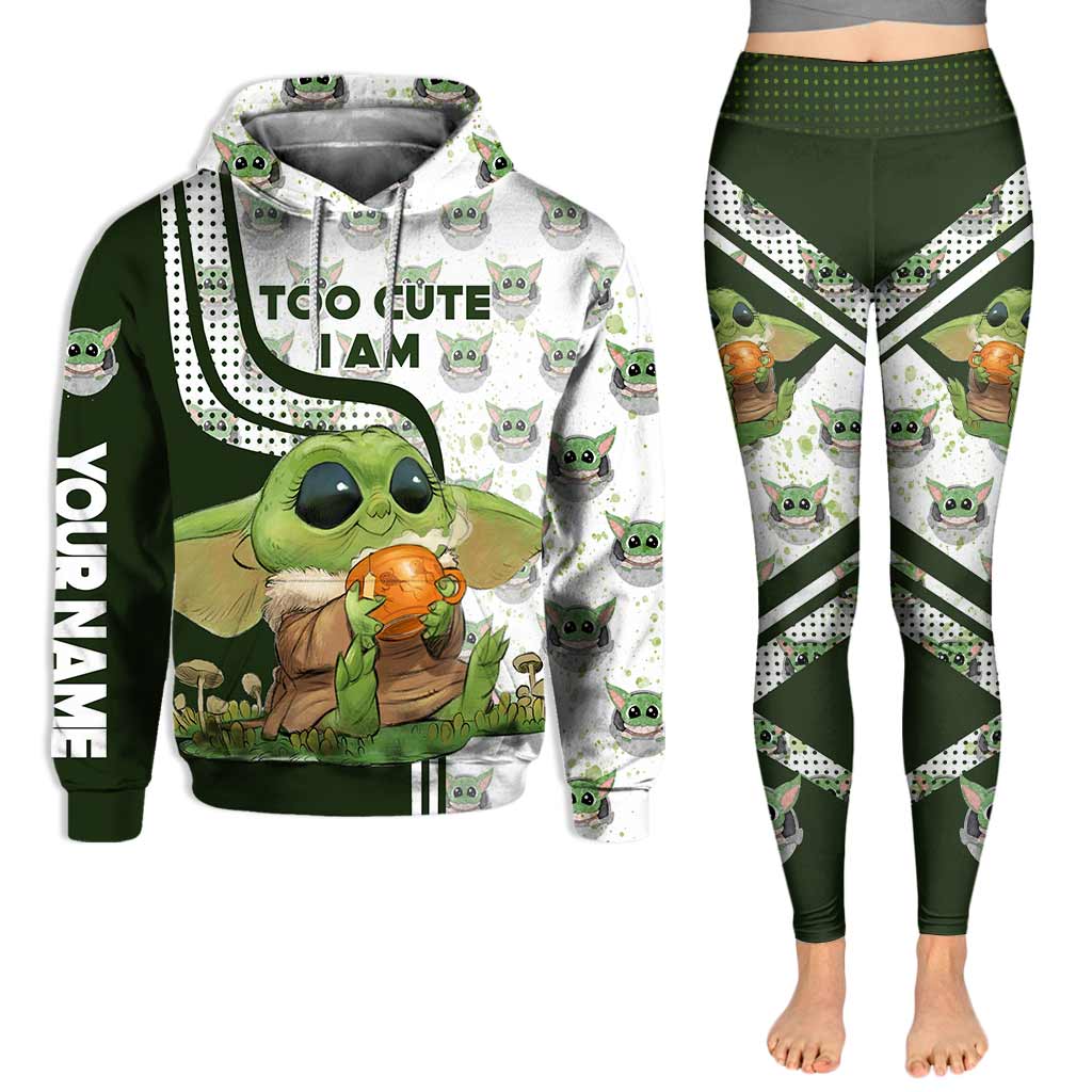 Too Cute I Am - Personalized Hoodie and Leggings