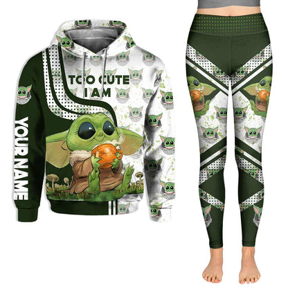 Too Cute I Am - Personalized Hoodie and Leggings