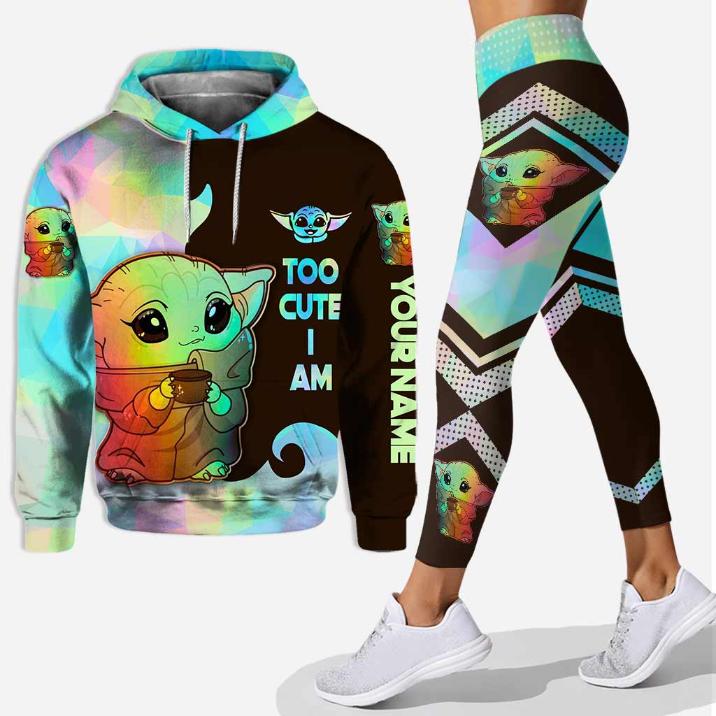 Too Cuter I Am - Personalized Hoodie and Leggings