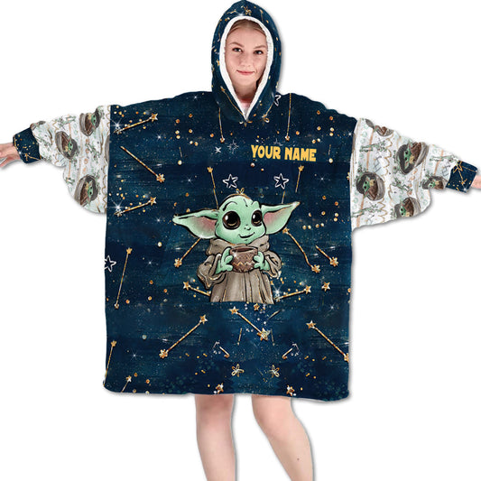 The Child - Personalized The Force Blanket Hoodie