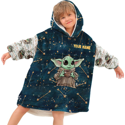 The Child - Personalized The Force Blanket Hoodie