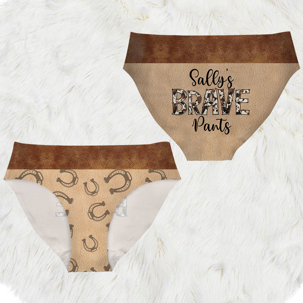 Brave Pants - Personalized Horse Women's Briefs