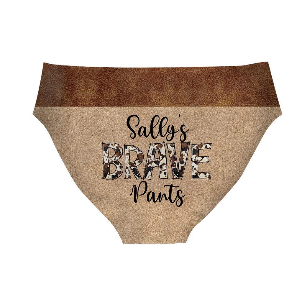 Brave Pants - Personalized Horse Women's Briefs