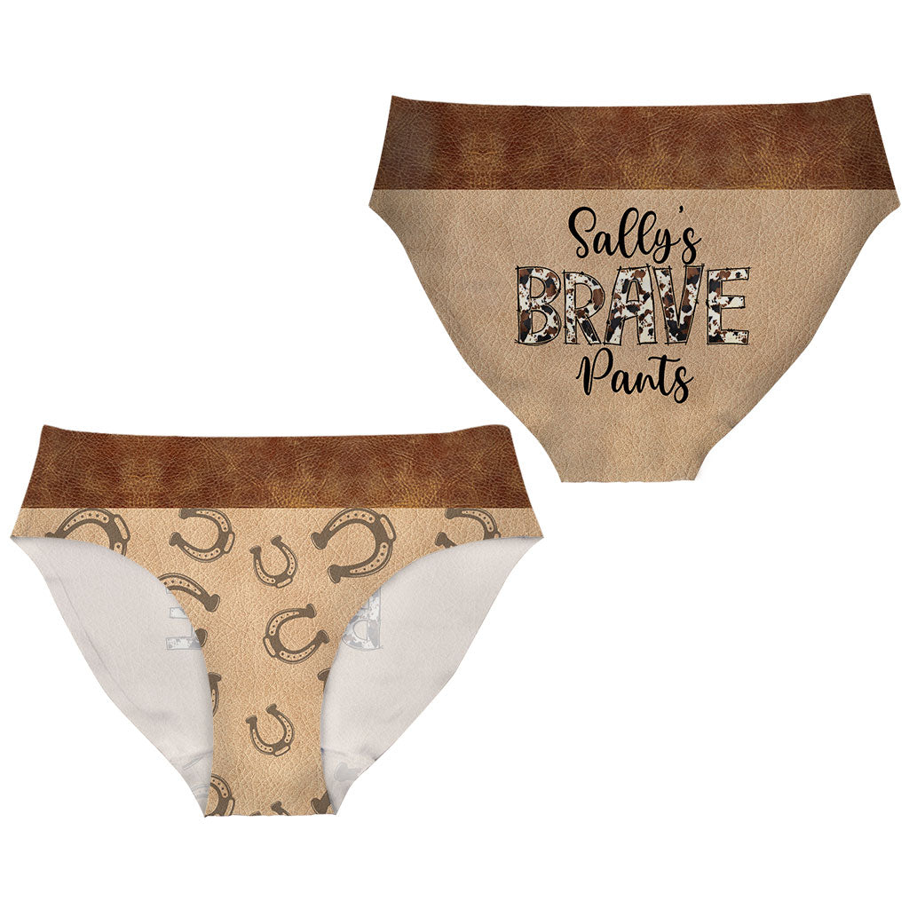 Brave Pants - Personalized Horse Women's Briefs