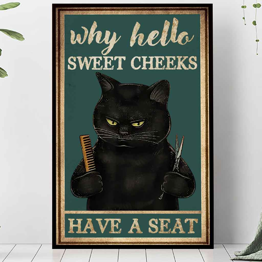 Why Hello Sweet Cheeks - Hairdresser Poster