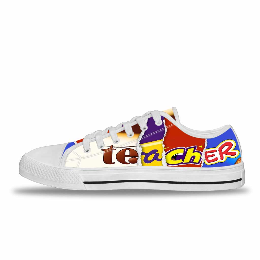 Teacher Teach Love Inspire - Low Top Shoes