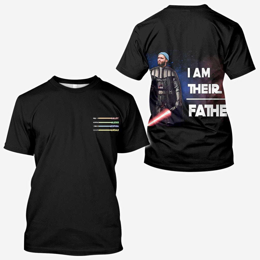 I Am Their Father - Personalized Father's Day Father All Over T-shirt and Hoodie