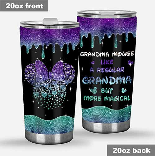 Happiest Grandma On Earth - Personalized Mother's Day Tumbler