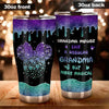 Happiest Grandma On Earth - Personalized Mother&#39;s Day Tumbler