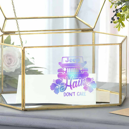 Jp Hair Don't Care - Car Decal Full