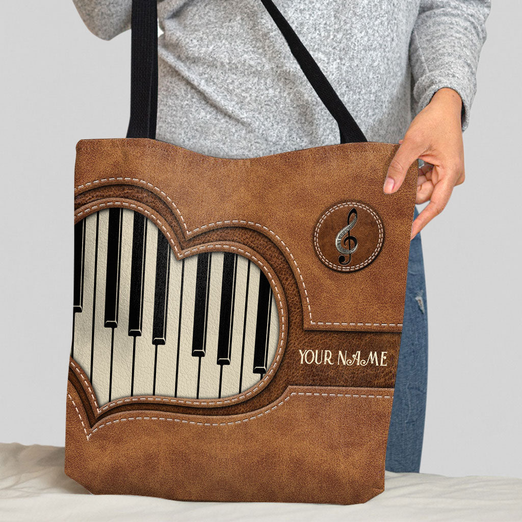 Piano Personalized  Tote Bag