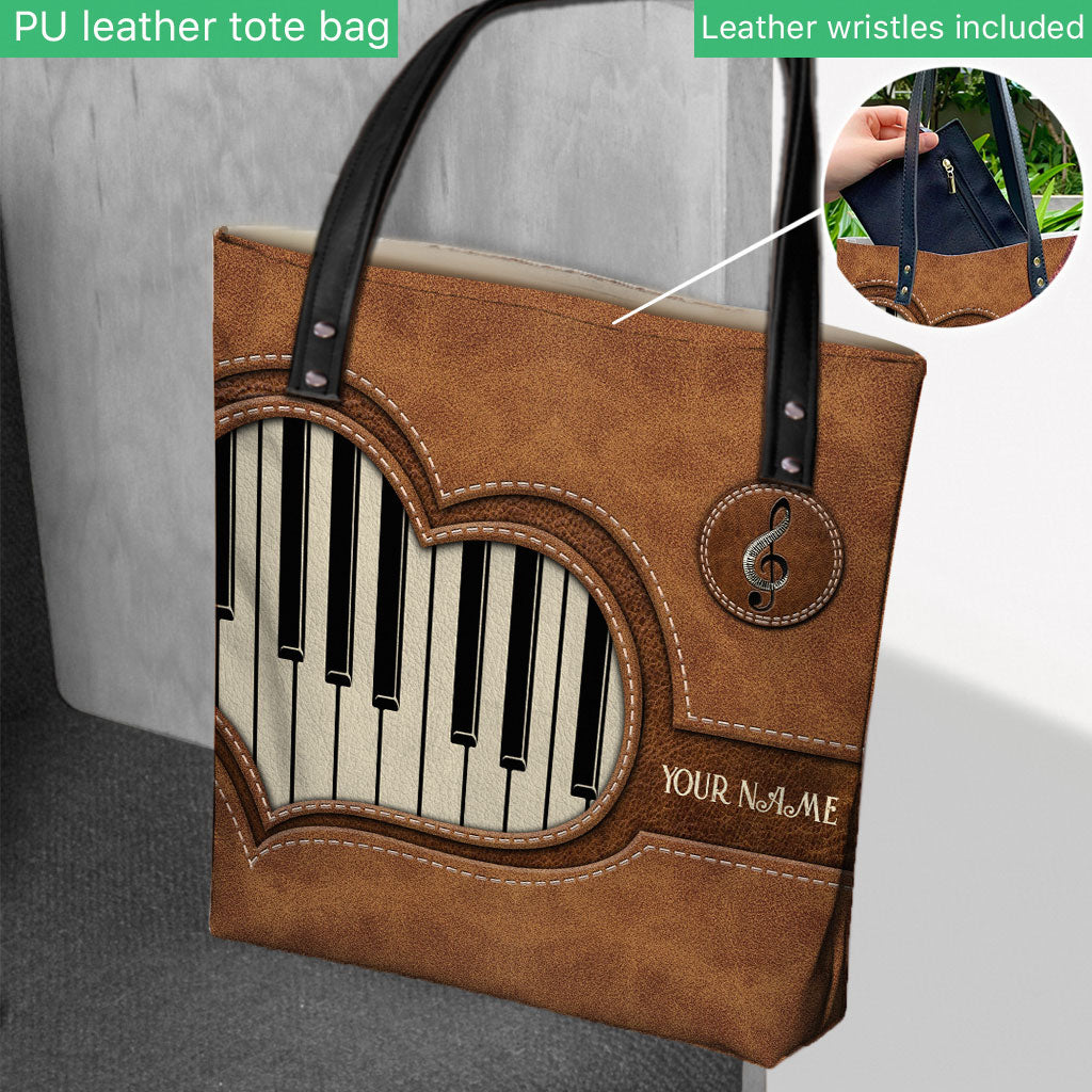 Piano Personalized  Tote Bag