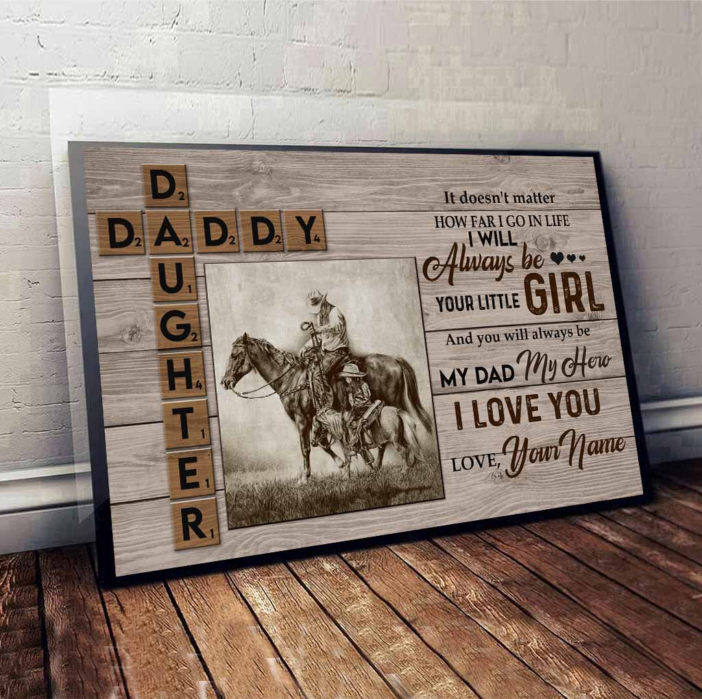 Your Little Girl - Horse Personalized Poster