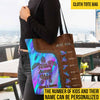 Turtley Awesome Mom Personalized  Tote Bag