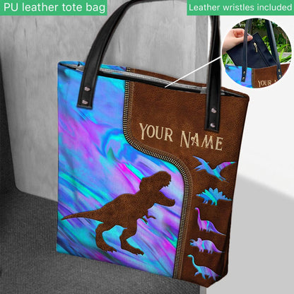 Love Dinosaur Personalized  Tote Bag