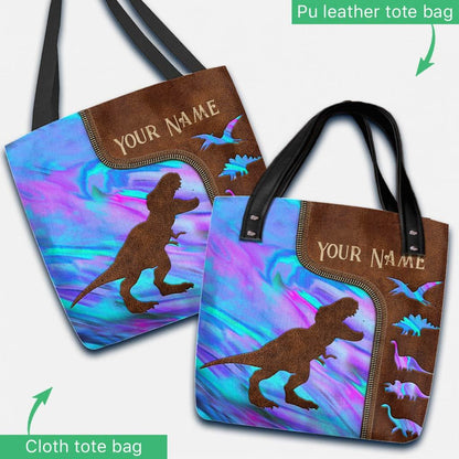 Love Dinosaur Personalized  Tote Bag