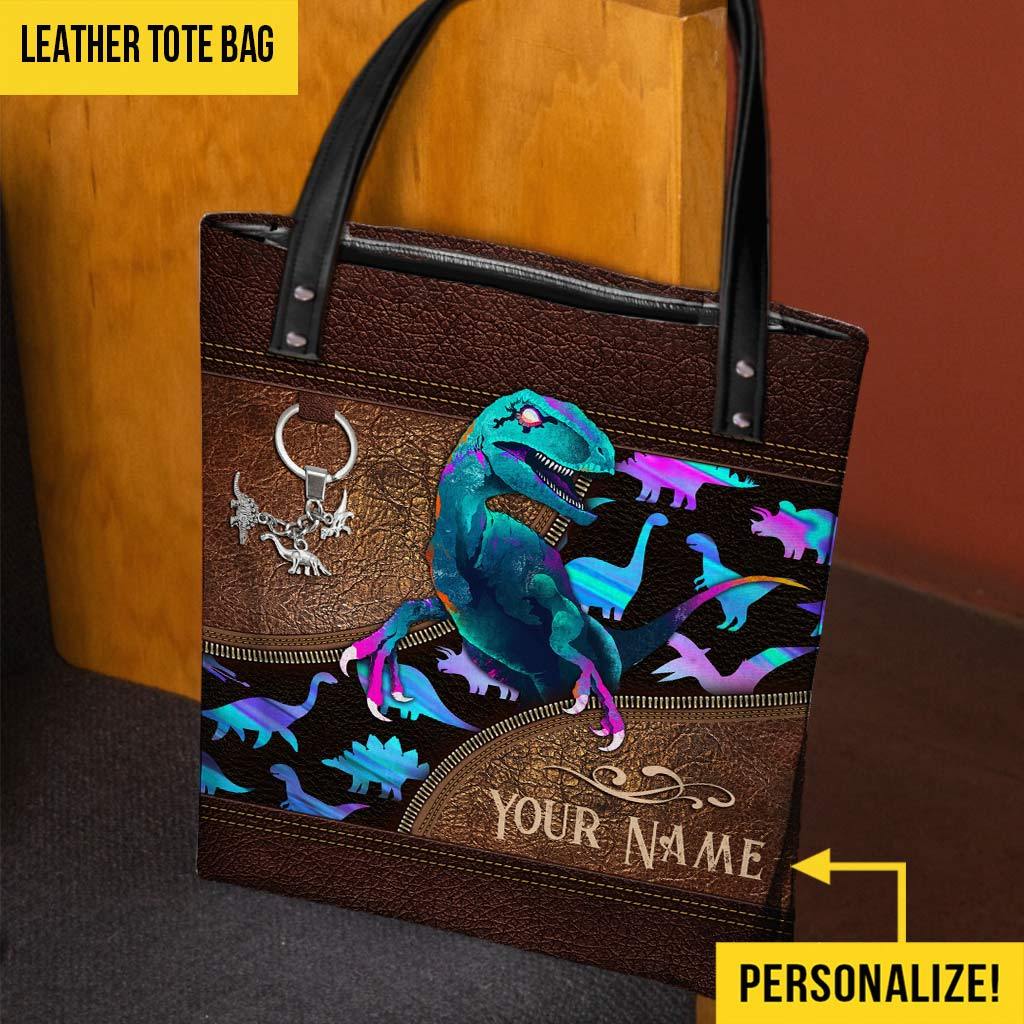 Love Dinosaur Personalized  Tote Bag