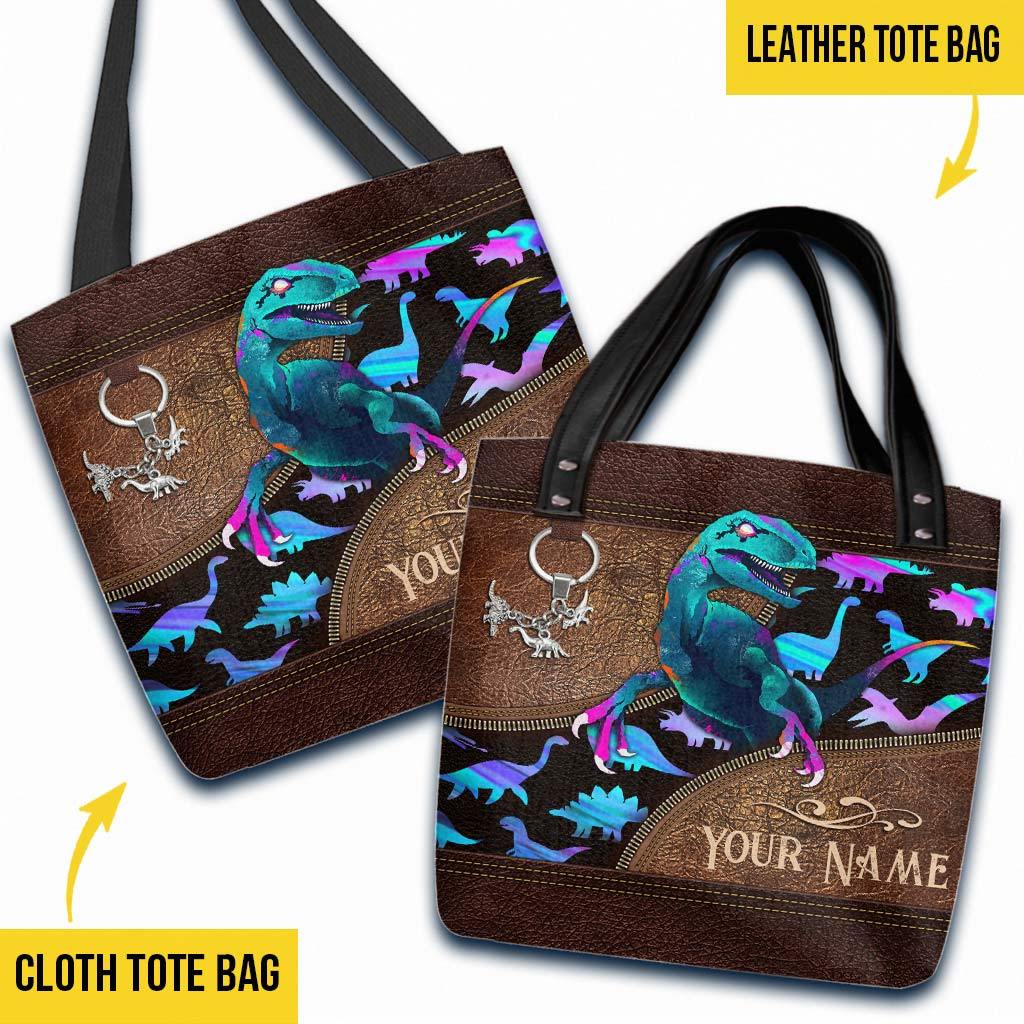 Love Dinosaur Personalized  Tote Bag