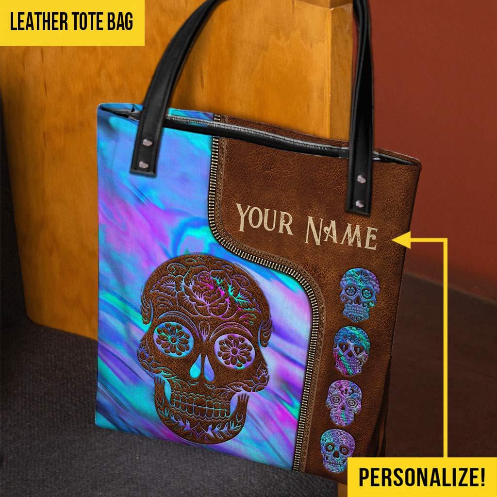 Love Skulls Personalized  Tote Bag