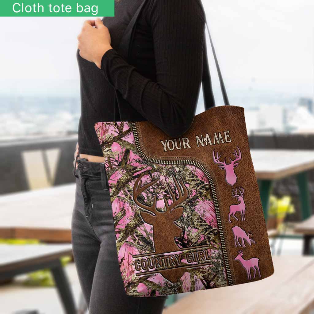 Country Girl - Hunting Personalized  Tote Bag