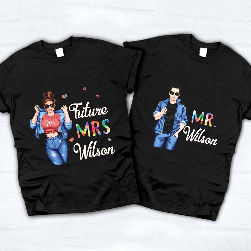 Future Mrs - Couple Personalized T-shirt