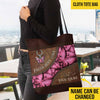 Faith Hope Love Breast Cancer Butterfly - Breast Cancer Awareness Personalized Tote Bag