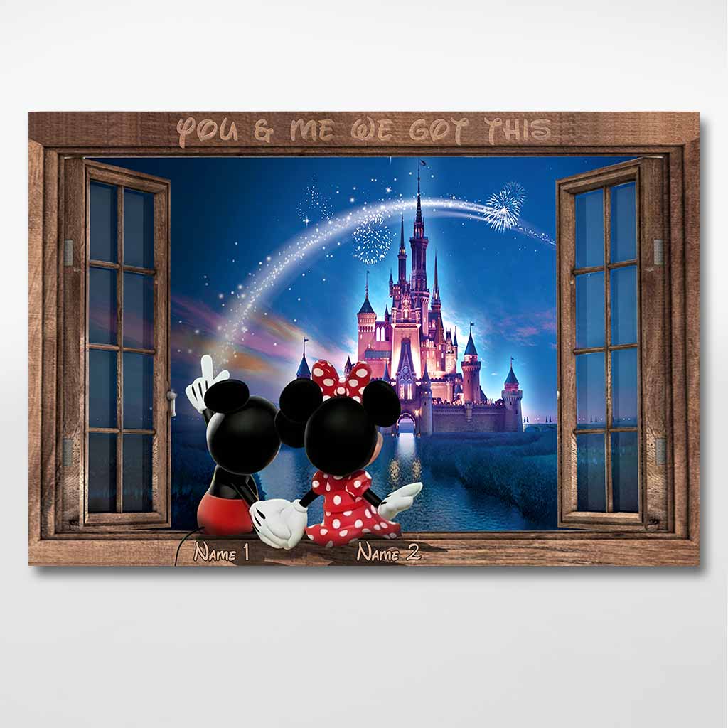 Lovely Couple - Personalized Mouse Poster