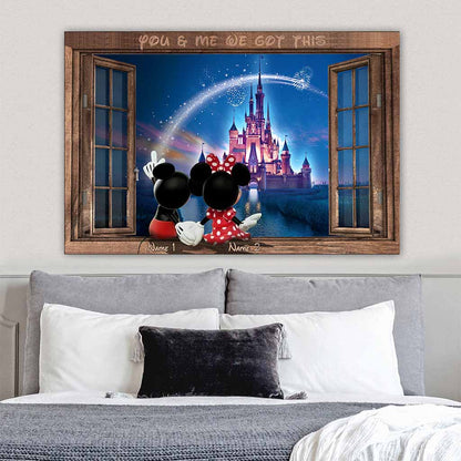 Lovely Couple - Personalized Mouse Poster