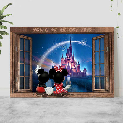 Lovely Couple - Personalized Mouse Poster