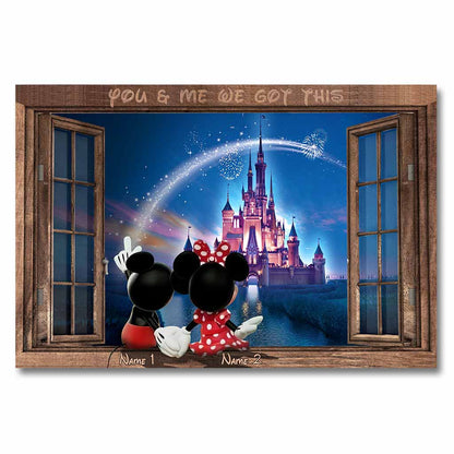 Lovely Couple - Personalized Mouse Poster