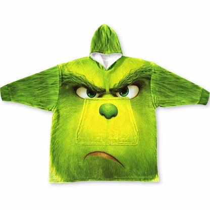 Merry Grinchmas - Christmas Stole Christmas Blanket Hoodie