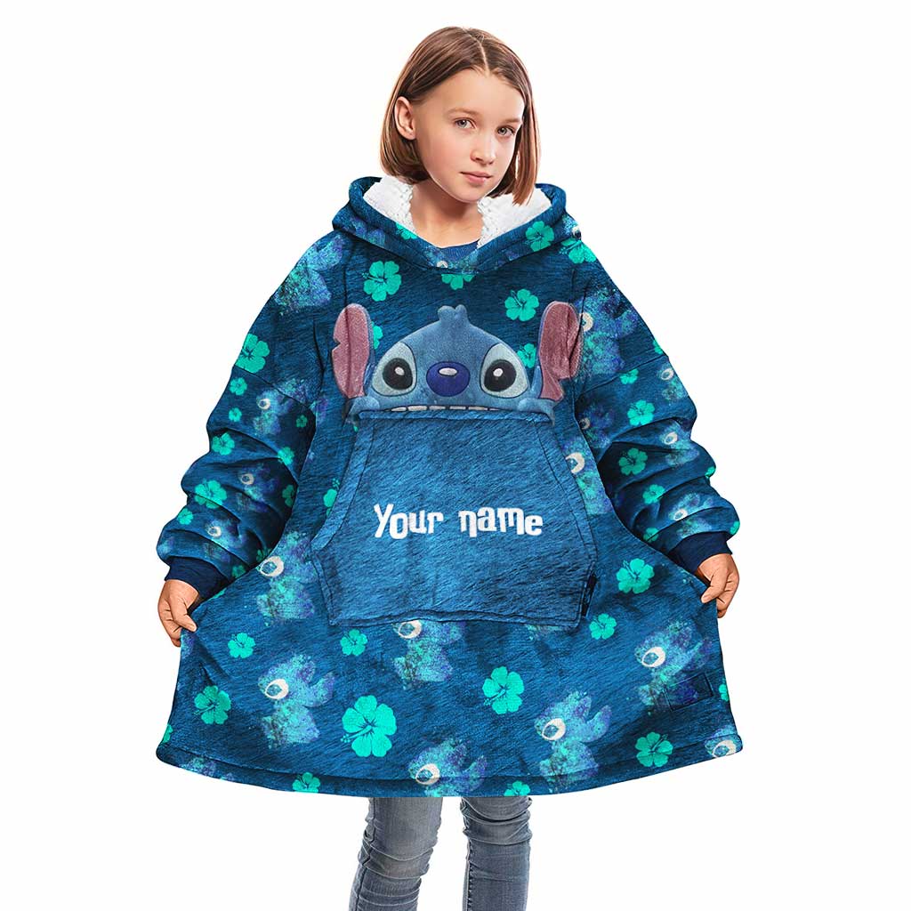 Ohana Means Family - Personalized Ohana Blanket Hoodie