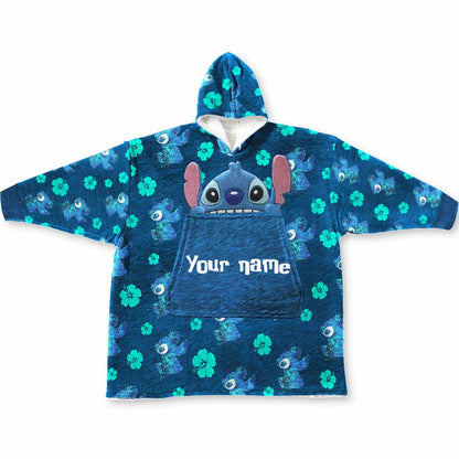 Ohana Means Family - Personalized Ohana Blanket Hoodie