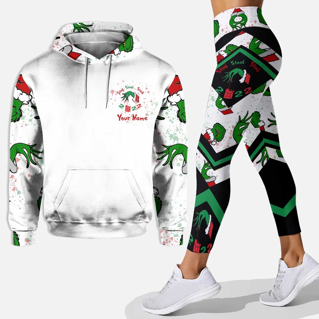 Stink Stank Stunk 2022 - Personalized Christmas Stole Christmas Hoodie and Leggings